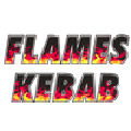 Flames Kebab Pizza Logo